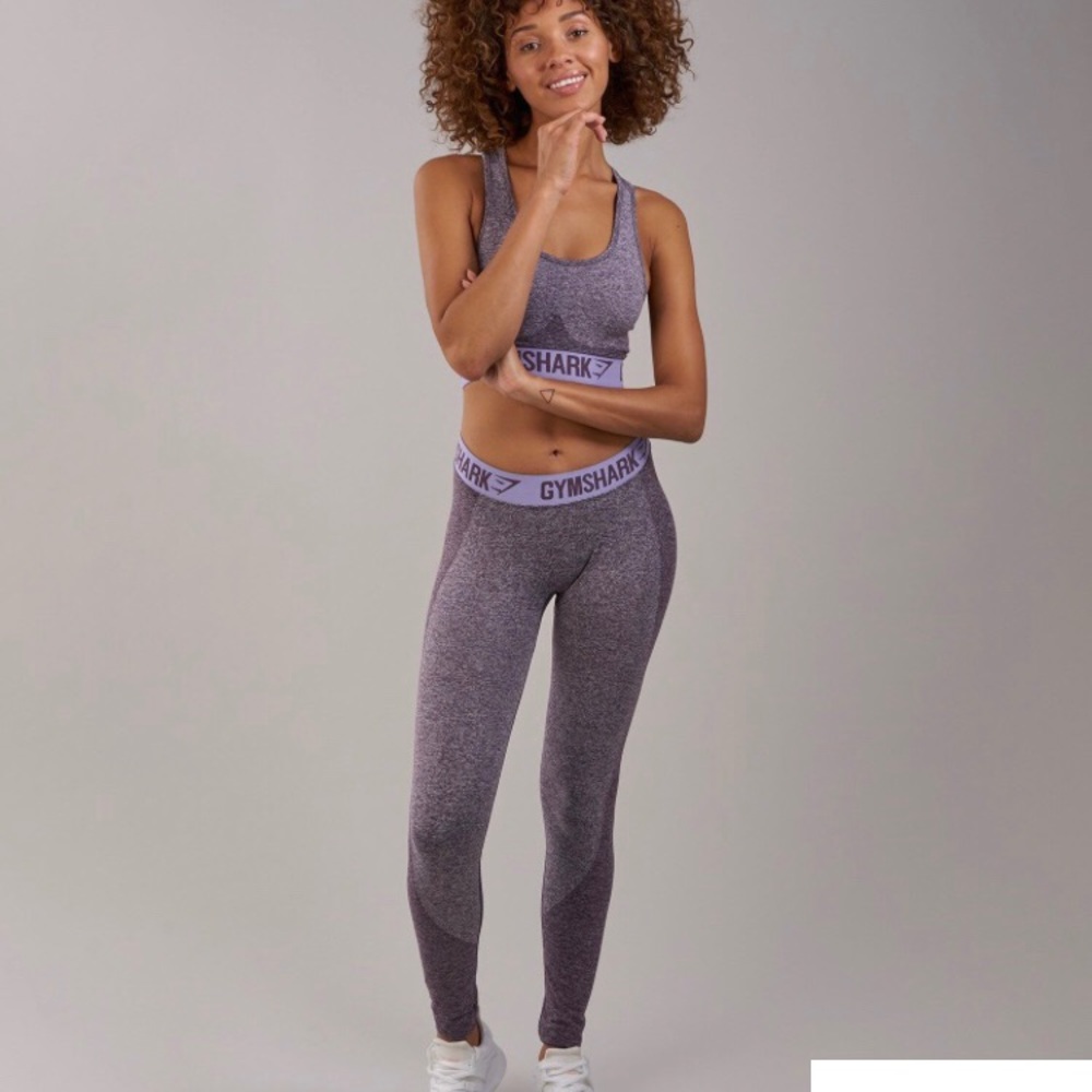 Flex Leggings Purple Wash Marl/Pastel Lilac